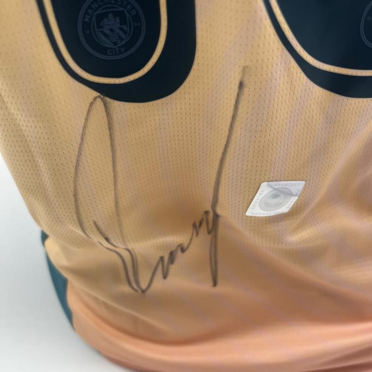 Manchester City Trikot Rodri signiert Autogramm Puma COA neu XS