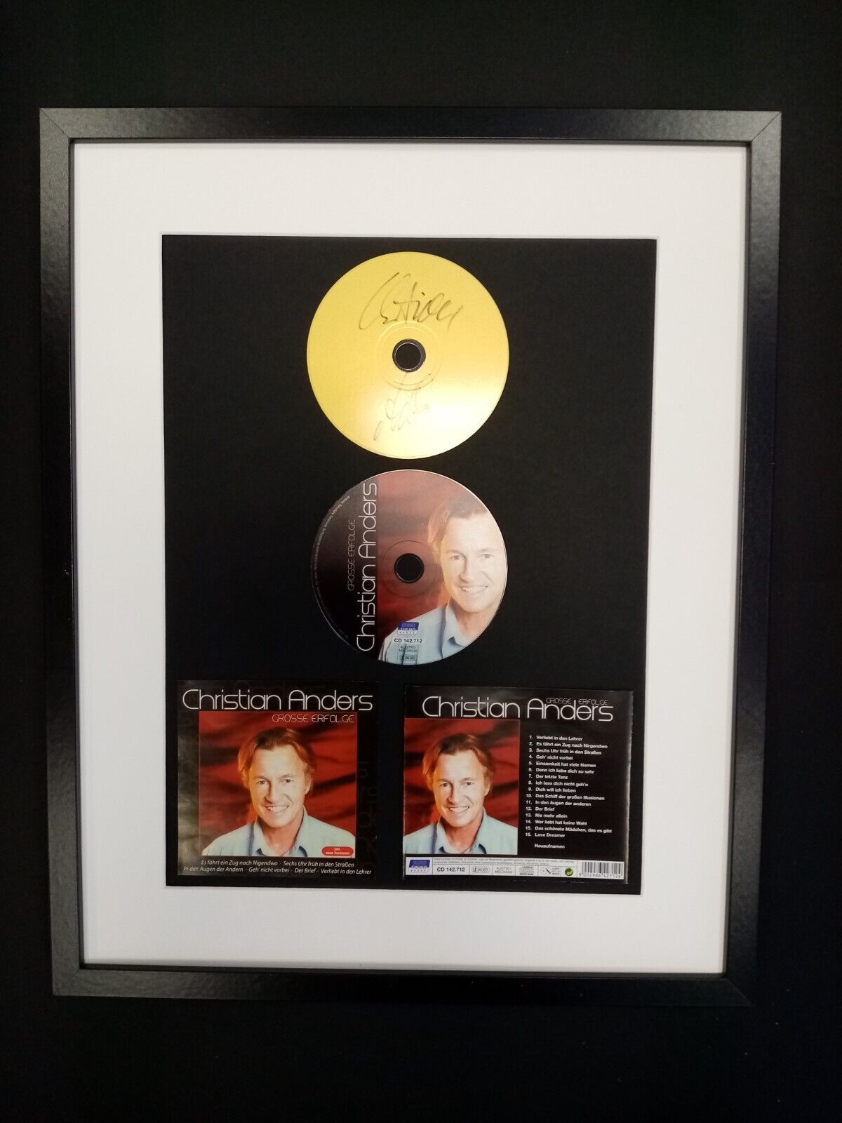 CD / Rohling Christian Anders signiert mit Album im Rahmen Autogramm Neu Musik