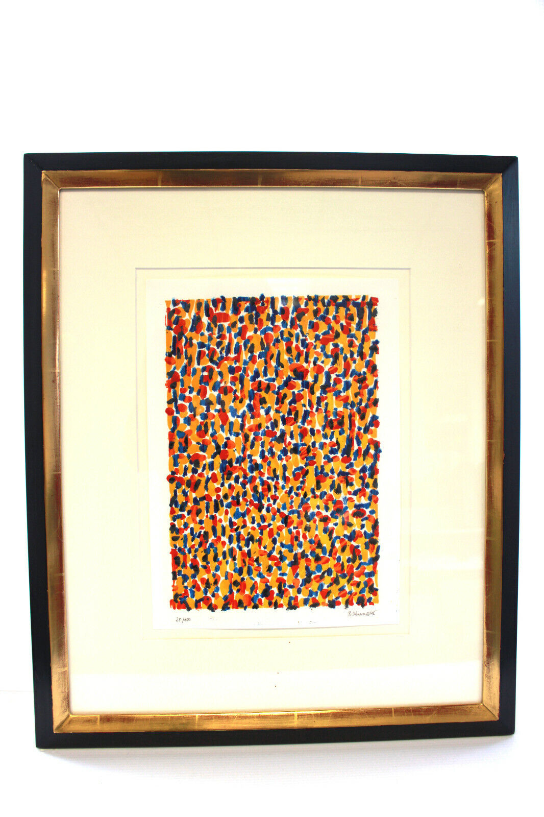 Bernd Schwarzer Original "German-European Picture" No.28 of 100, framed