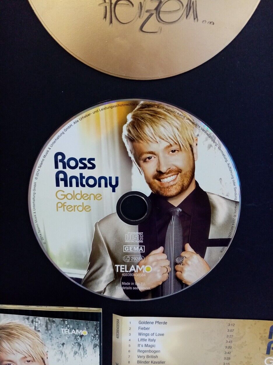 CD / Rohling Ross Antony signiert mit Album im Rahmen Autogramm Musik Neu Charts
