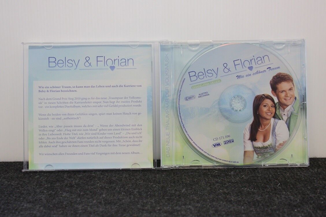 CD, Belsy & Florian signed how a nice dream, autograph, signature, music