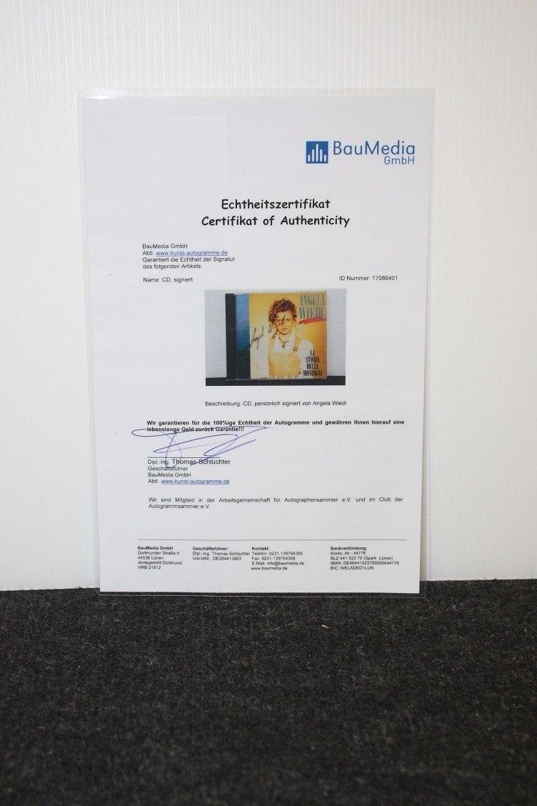 CD, Angela Wiedl signiert, La Storia Della Montagna, Musik, Schlager, Deutsch