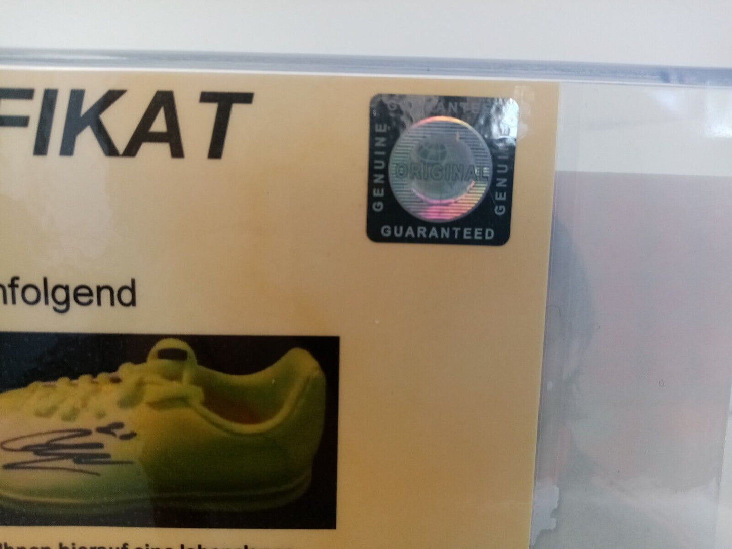Fußballschuh Gonzalo Castro signiert Neu Autogramm Fußball Bundesliga Nike COA