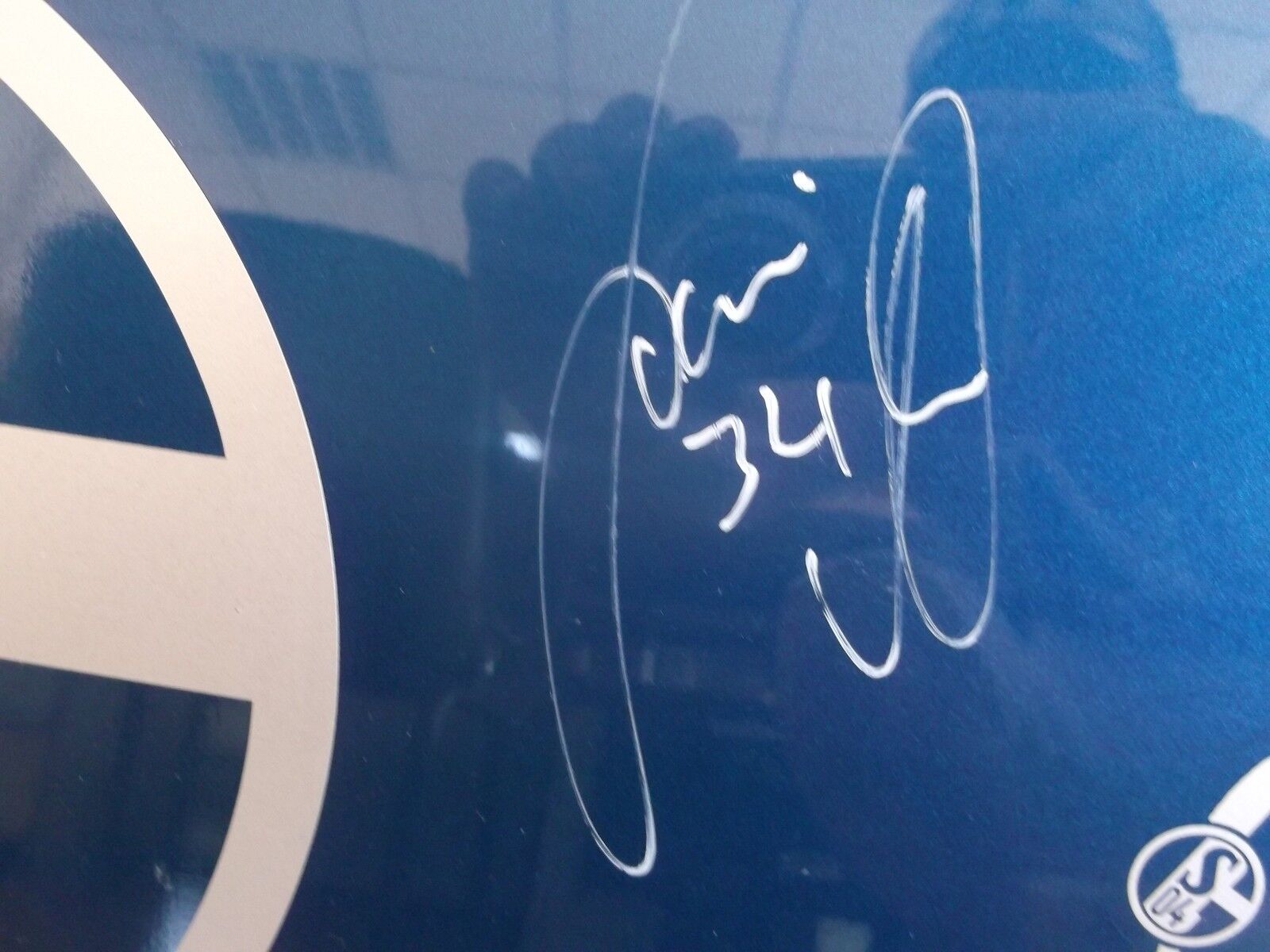 Motorhaube für Smart 451 signiert von Schalke Spielern