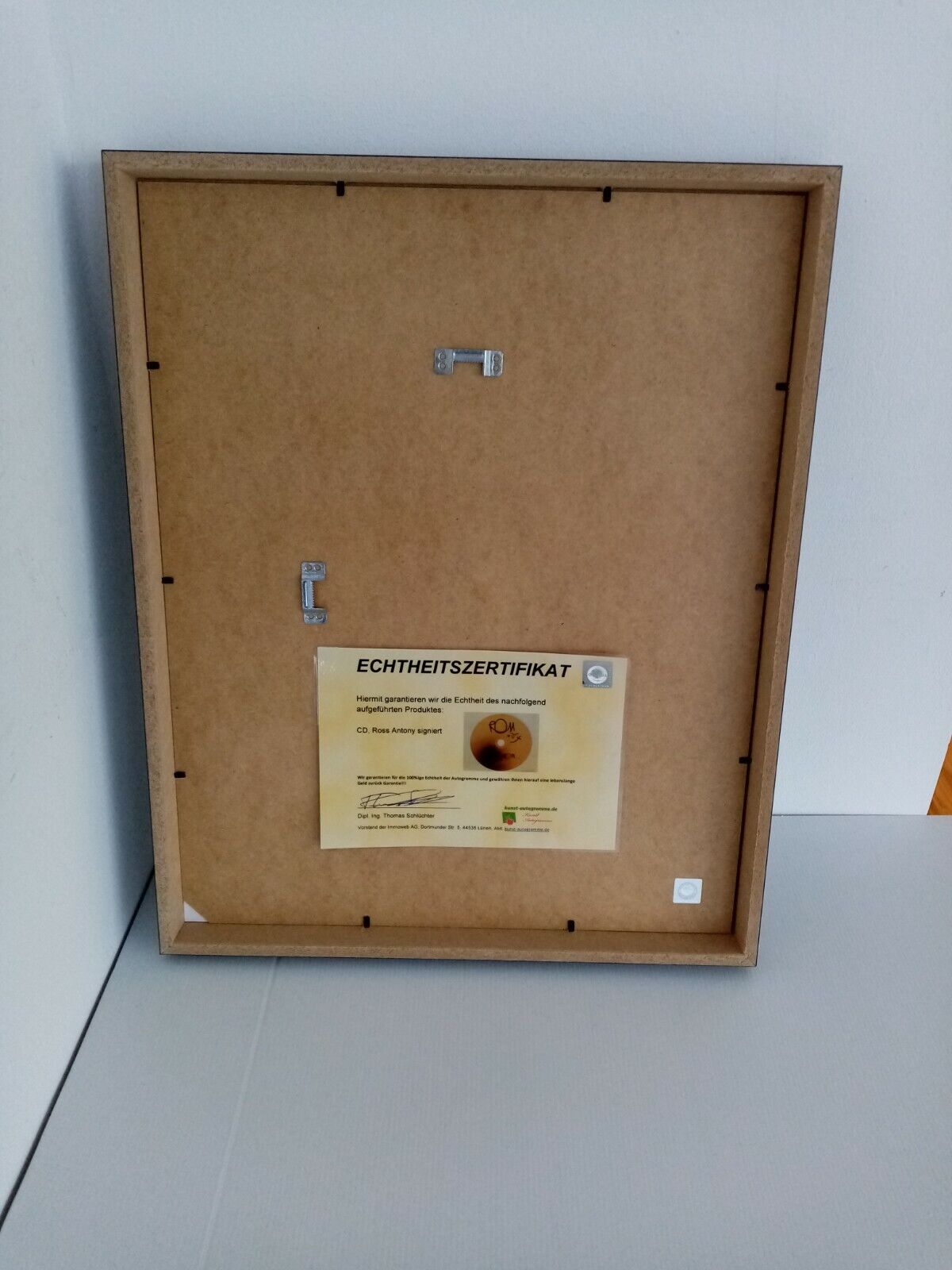 CD / Rohling Ross Antony signiert mit Album im Rahmen Autogramm Musik Neu Charts