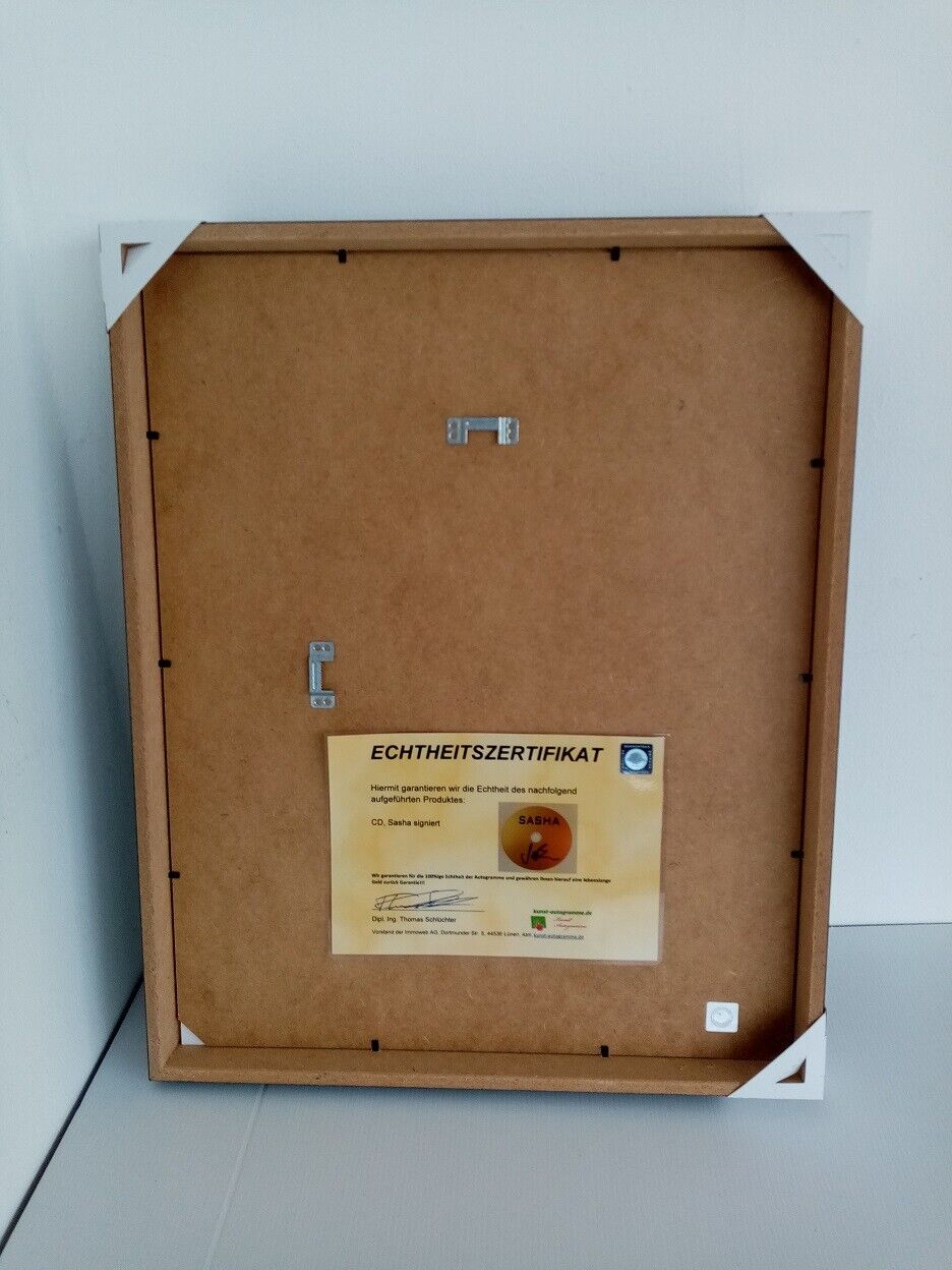 CD / Rohling Sasha signiert mit Album im Rahmen Autogramm Musik Charts Neu