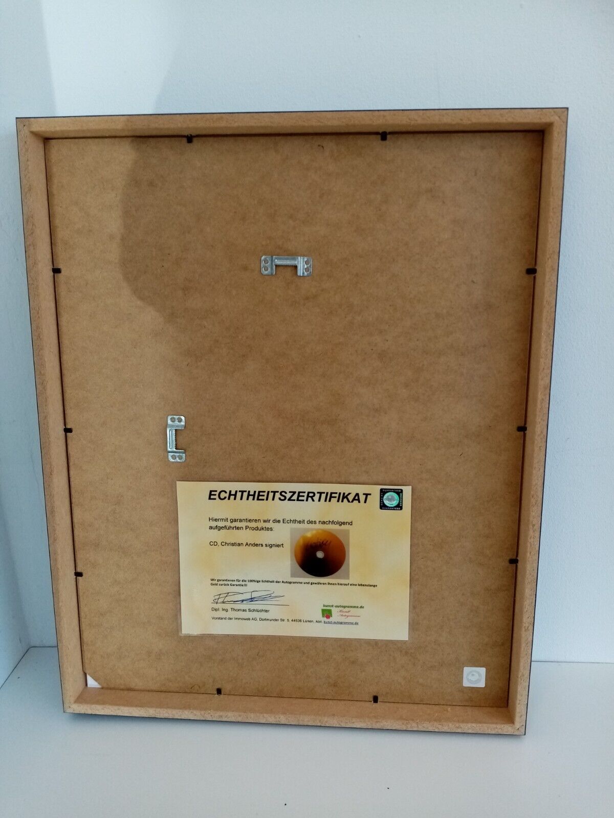 CD / Rohling Christian Anders Signed with album as part of Autogram New Music Music