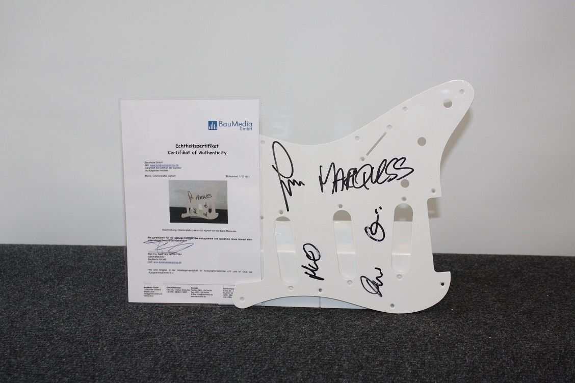 Gitarrenplatte, Marquess signiert, Musik, Autogramm, Neu, Charts, Sammeln, Song