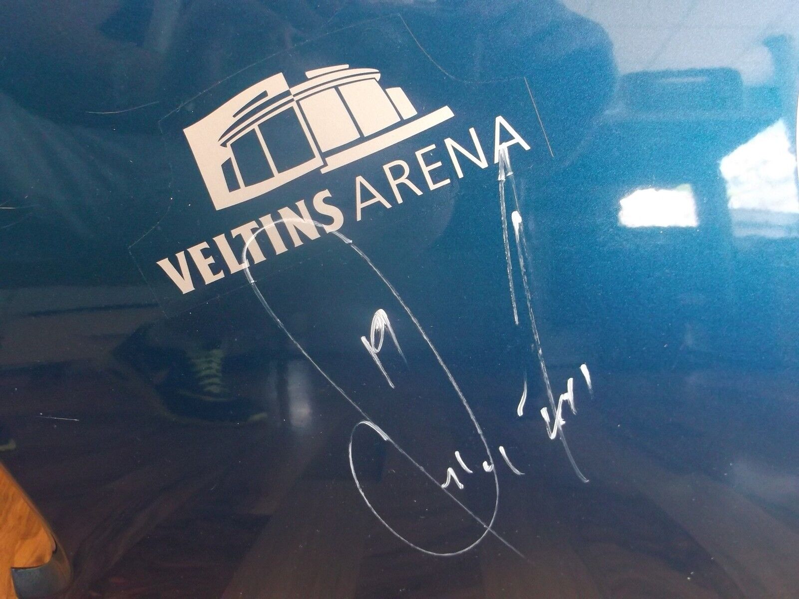 Motorhaube für Smart 451 signiert von Schalke Spielern