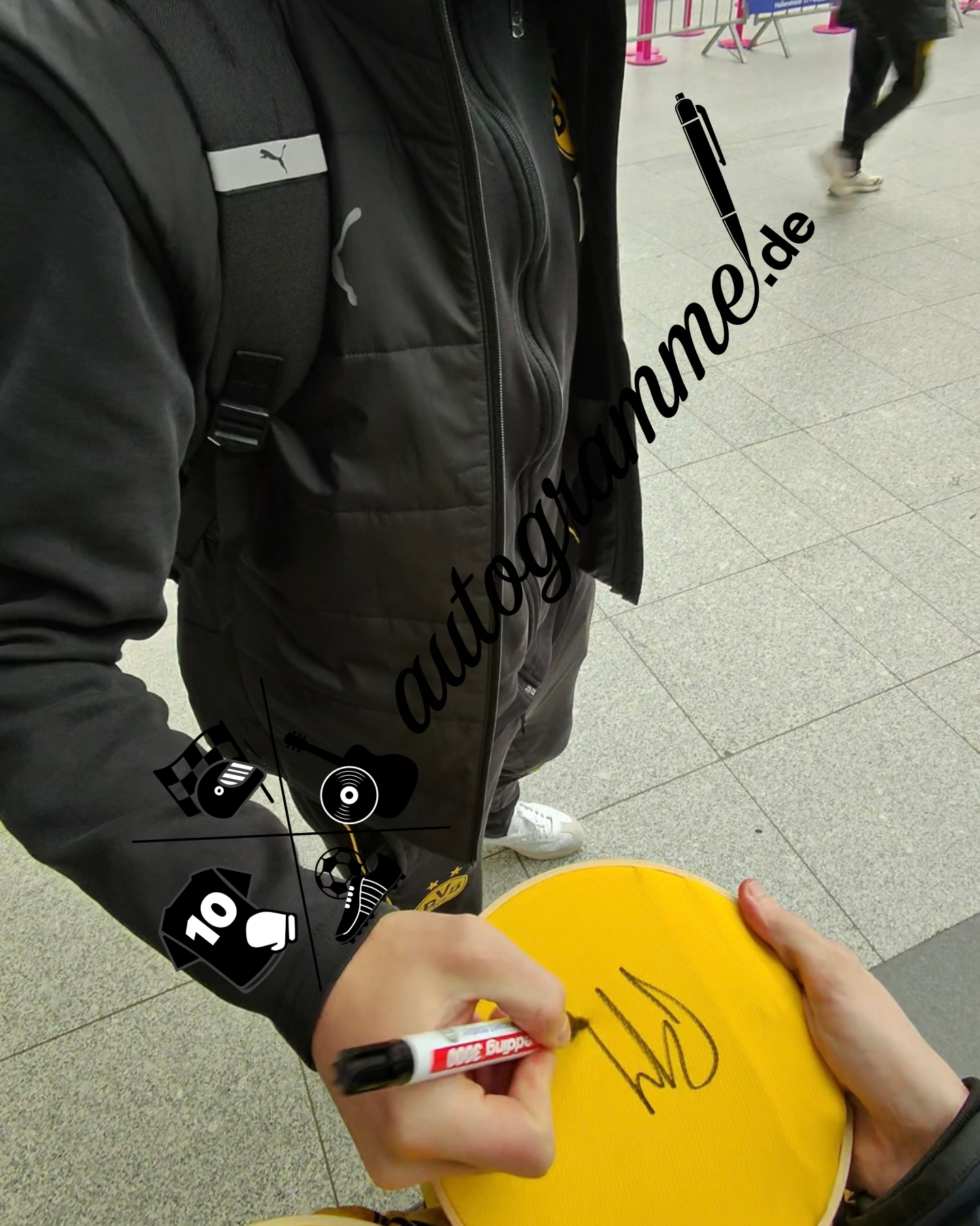 Borussia Dortmund Trikot Pascal Groß signiert Autogramm Puma Neu L