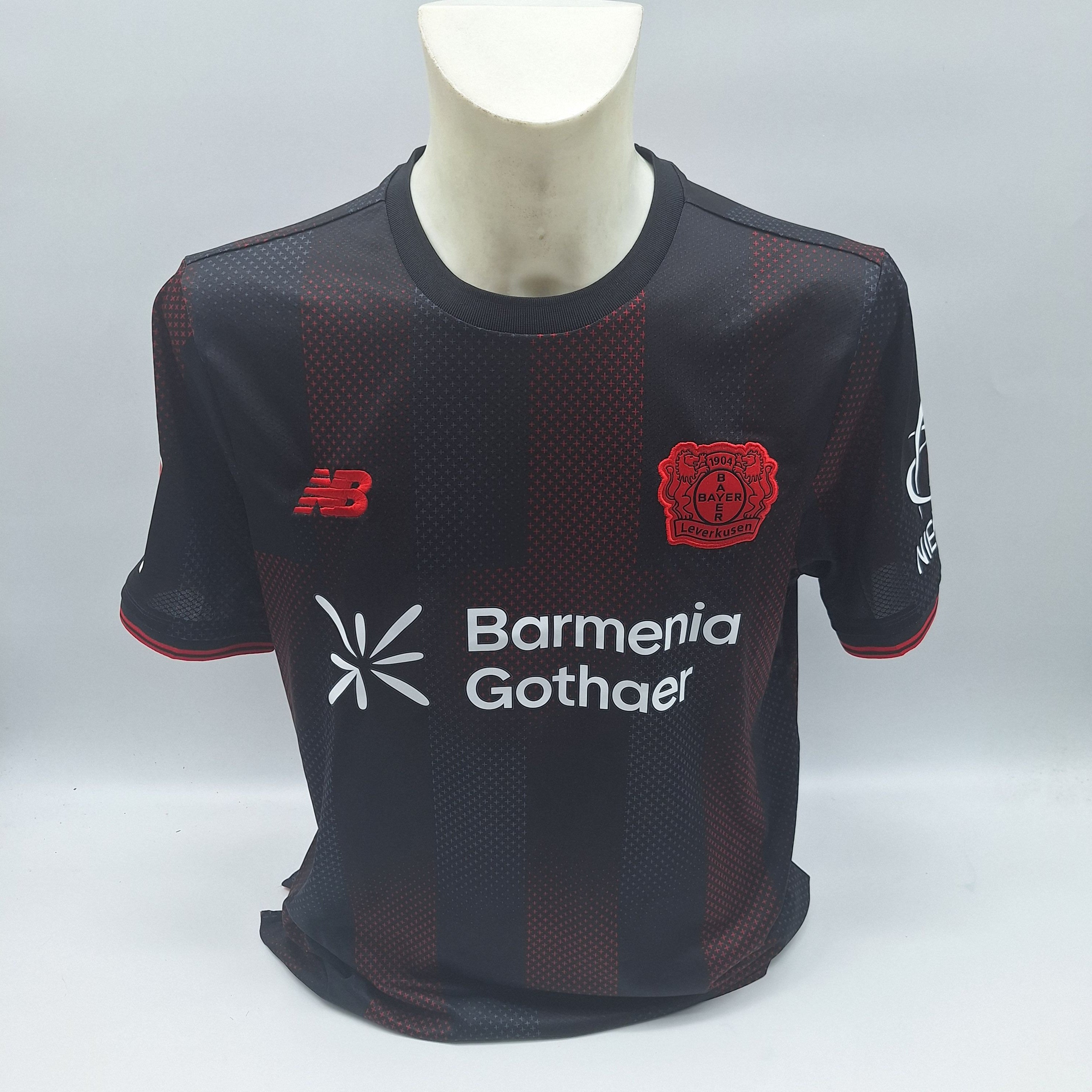Bayer Leverkusen Trikot Tim Oermann signiert New Balance COA Autogramm L
