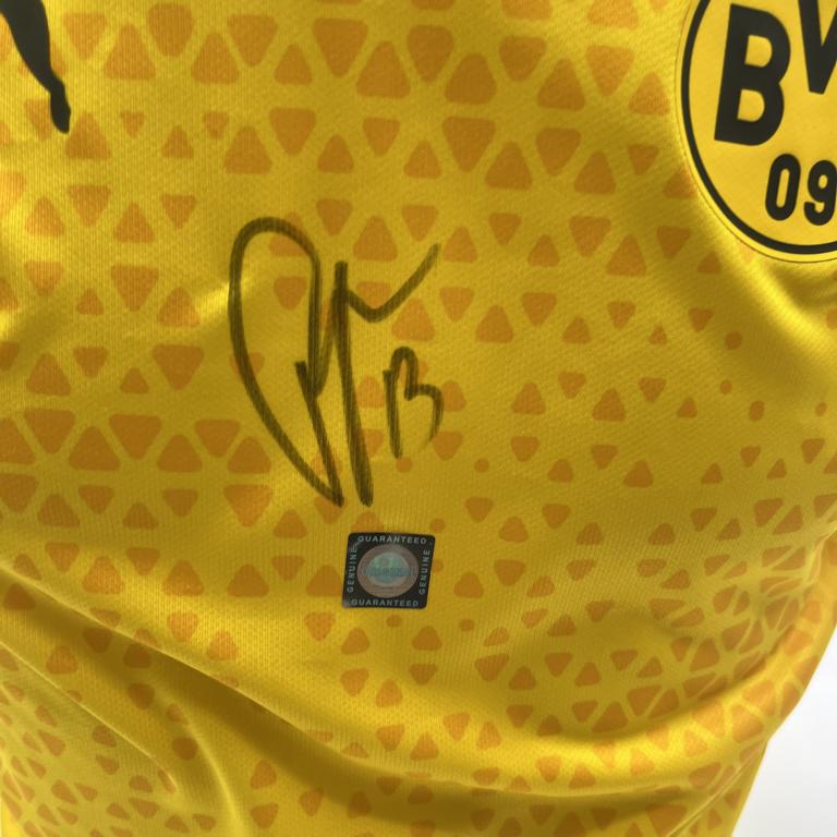 Borussia Dortmund Trainingsshirt Pascal Groß signiert Puma COA Autogramm S