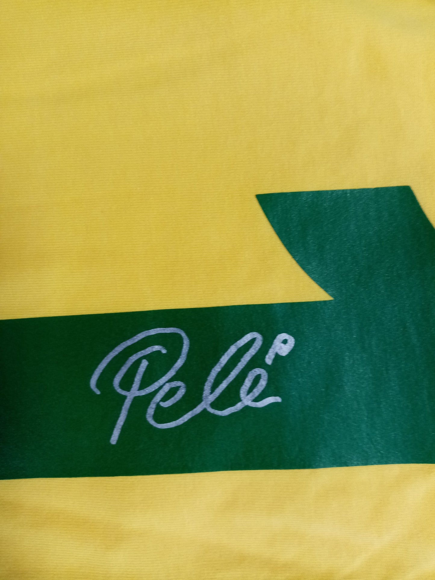 Brasilien Repro Trikot Pele signiert im Rahmen COA Fußball Neu Edson M