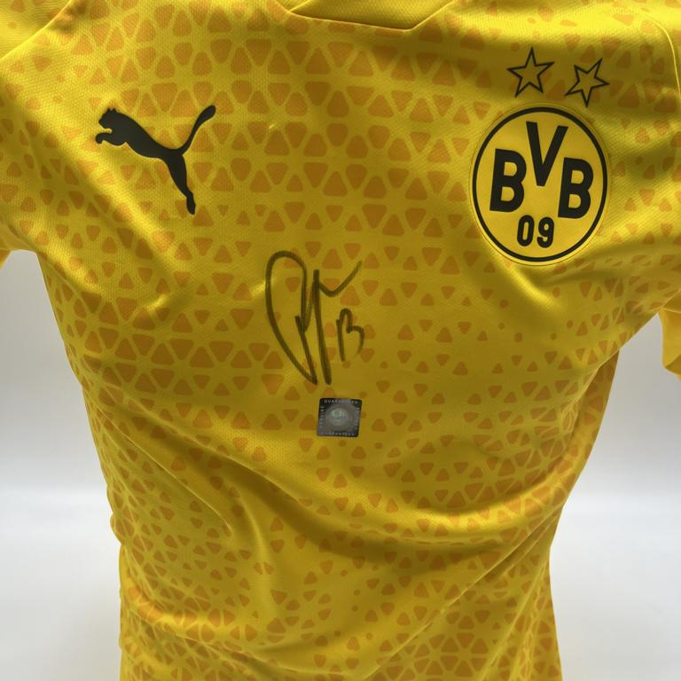 Borussia Dortmund Trainingsshirt Pascal Groß signiert Puma COA Autogramm S