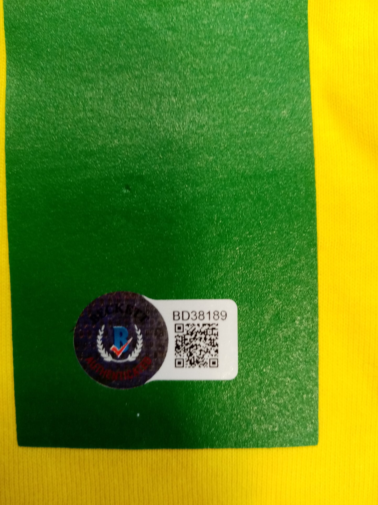 Brazil Repro Trikot Pele signed in the framework of COA Football Neu Edson M