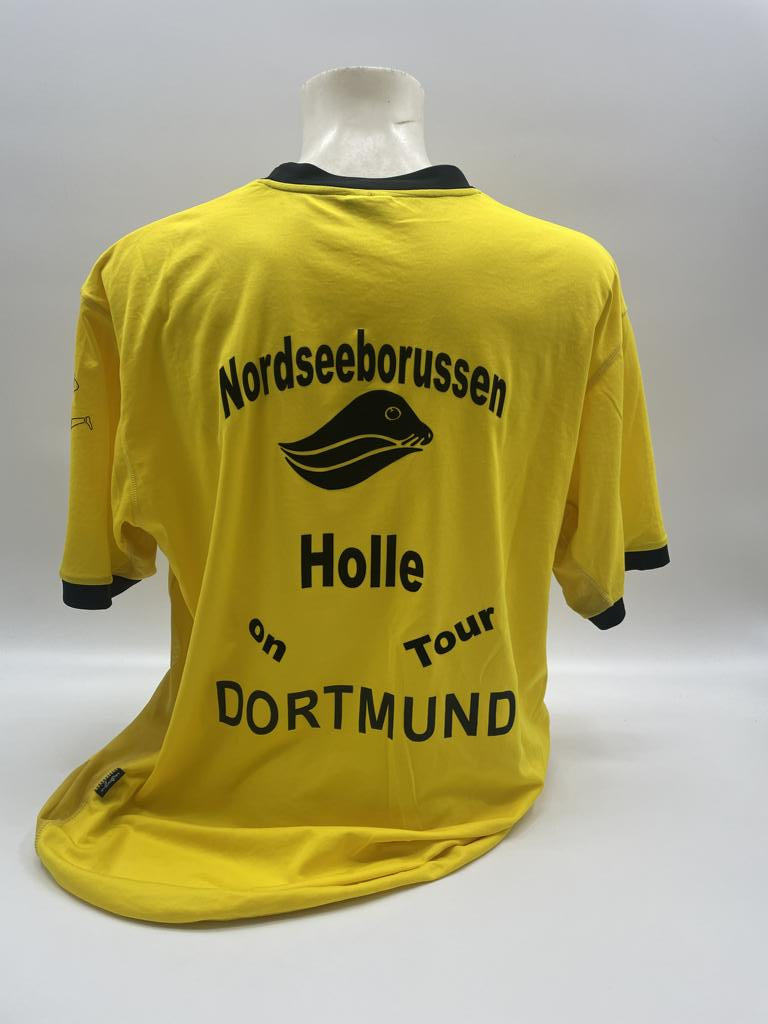 BVB Trikot 2003/2004 team signed Borussia Dortmund Coa Goool XXL