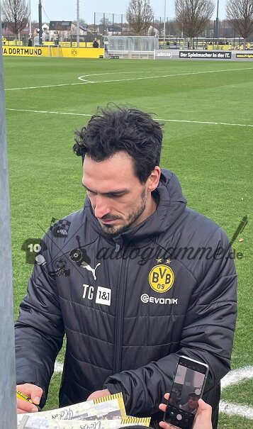 DFB training jacket Mats Hummels signed Germany BVB Dortmund Coa Jacket XS