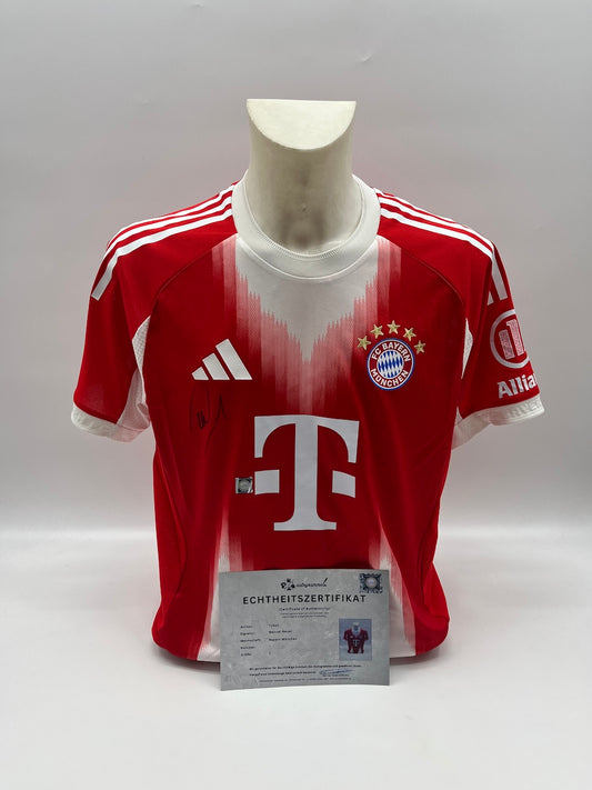 Bayern München Trikot Manuel Neuer signiert Autogramm Adidas COA L