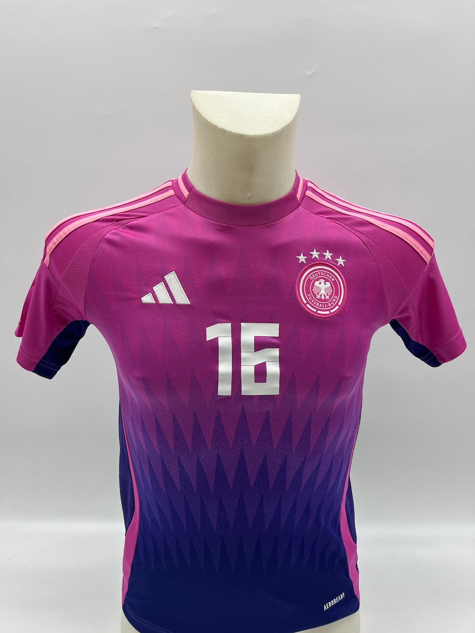 DFB Trikot Aleksandar Pavlovic signiert Adidas COA Deutschland Autogramm 152