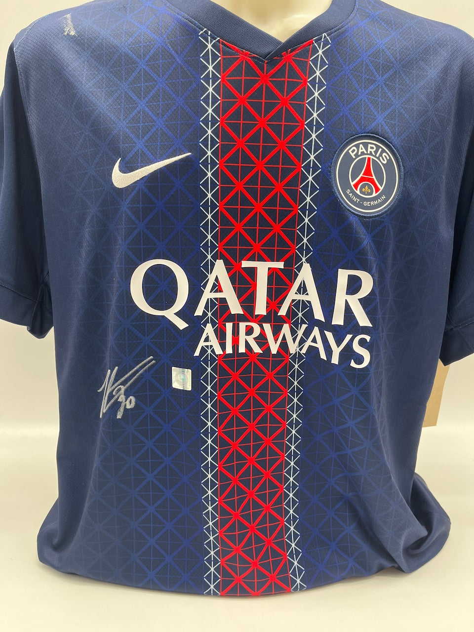 PSG Trikot Lucas Chevalier signiert Autogramm Nike COA XL