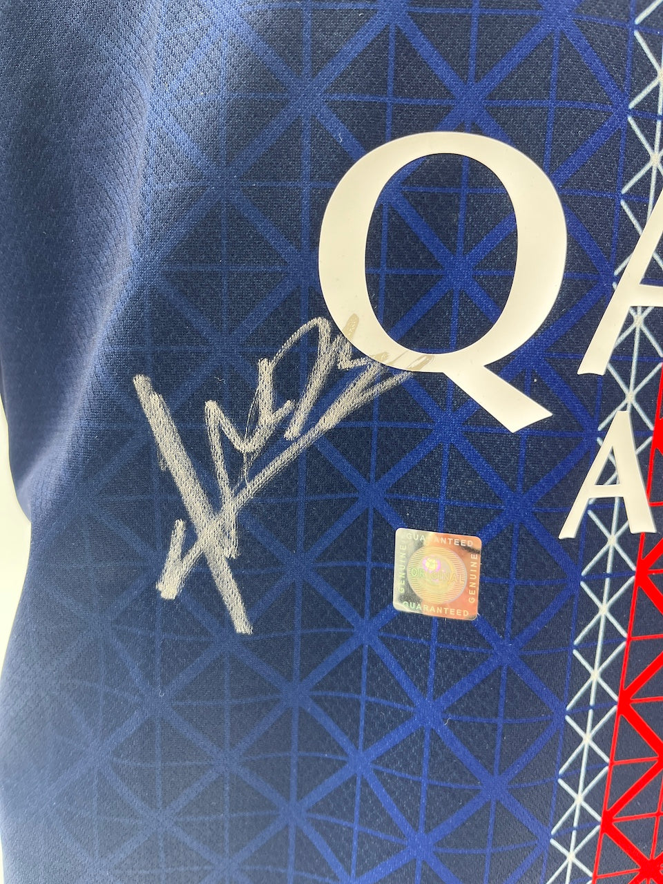 PSG jersey Nuno Mendes signed autograph Nike COA L
