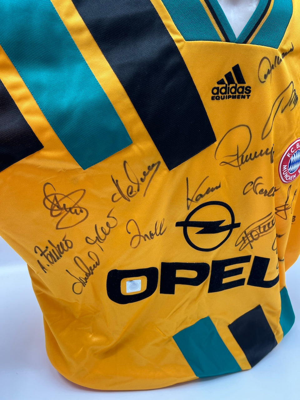 Bayern München Trikot 1993/1994/1995 Teamsigniert Autogramm Adidas COA XL