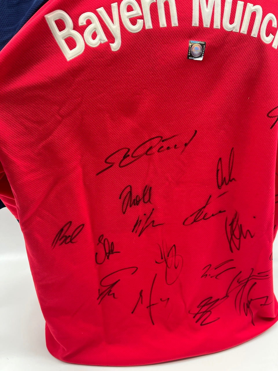 Bayern München Trikot 1999/2000/2001 Teamsigniert Autogramm Adidas COA L