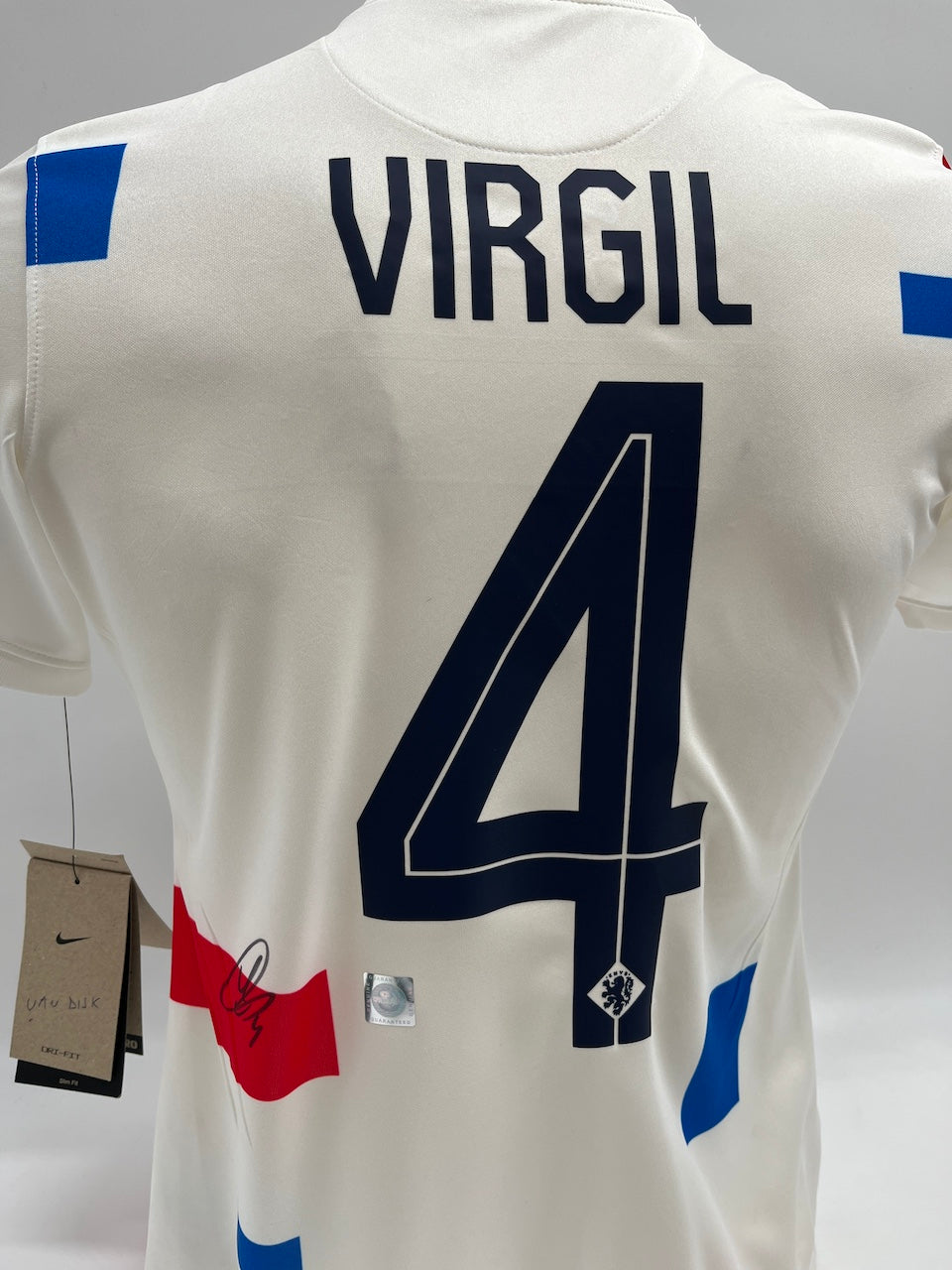 Niederlande Frauentrikot Virgil van Dijk signiert Autogramm Holland M