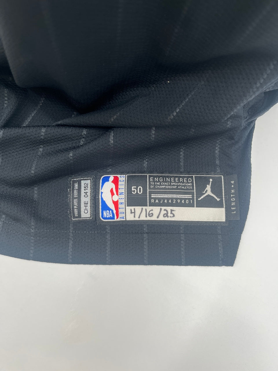 Matchworn Chicago Bulls Trikot getragen von Jalen Smith 16.04.2025