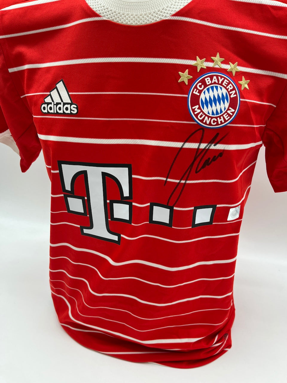 Camiseta auténtica del Bayern de Múnich Joshua Kimmich firmada Adidas COA S