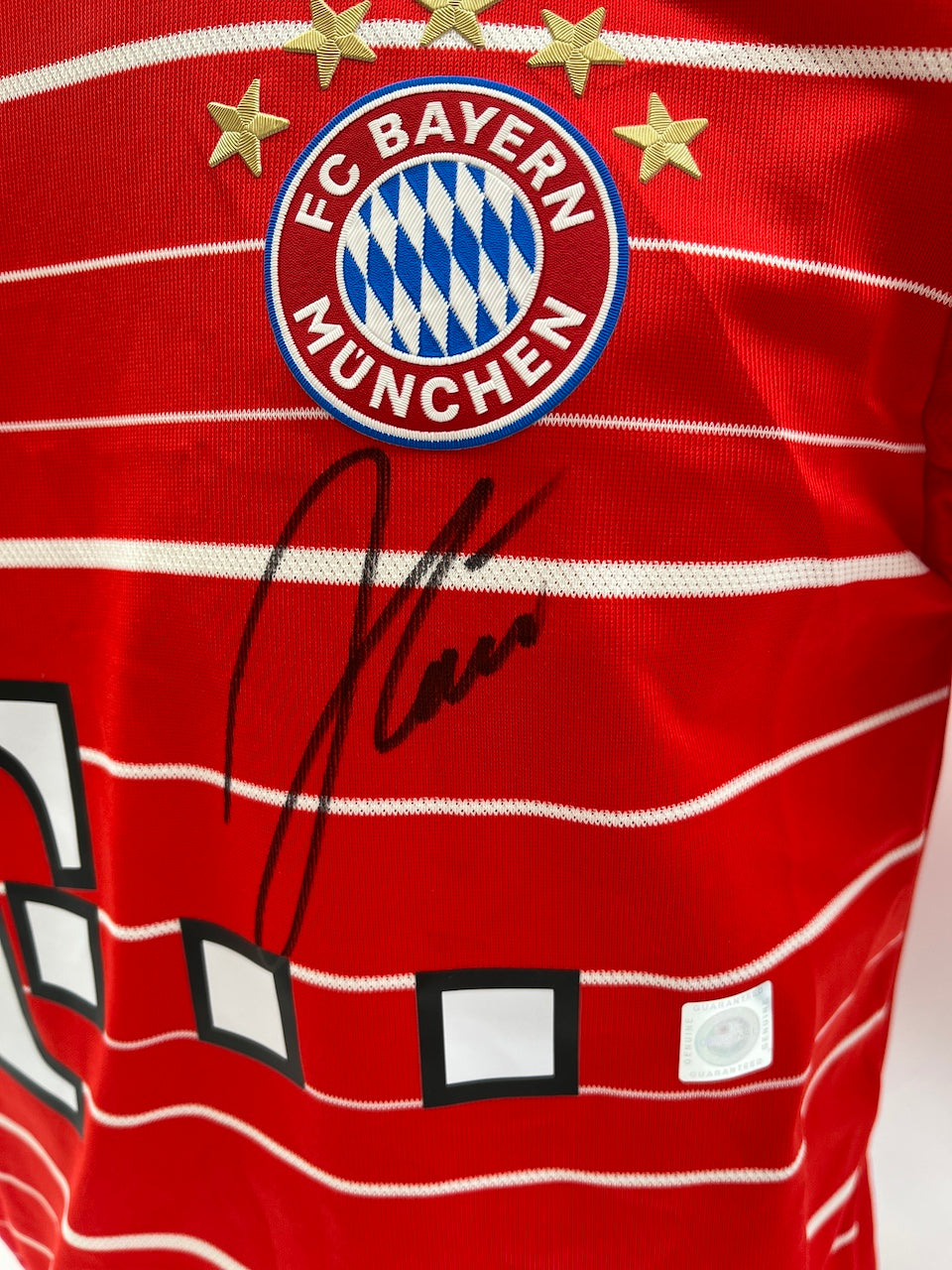 Camiseta auténtica del Bayern de Múnich Joshua Kimmich firmada Adidas COA S