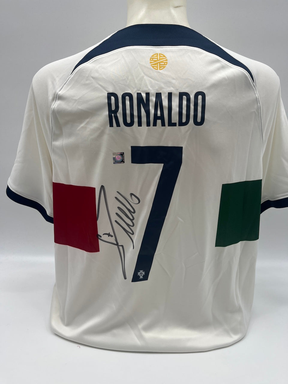 Portugal Trikot Cristiano Ronaldo signiert Autogramm COA XL