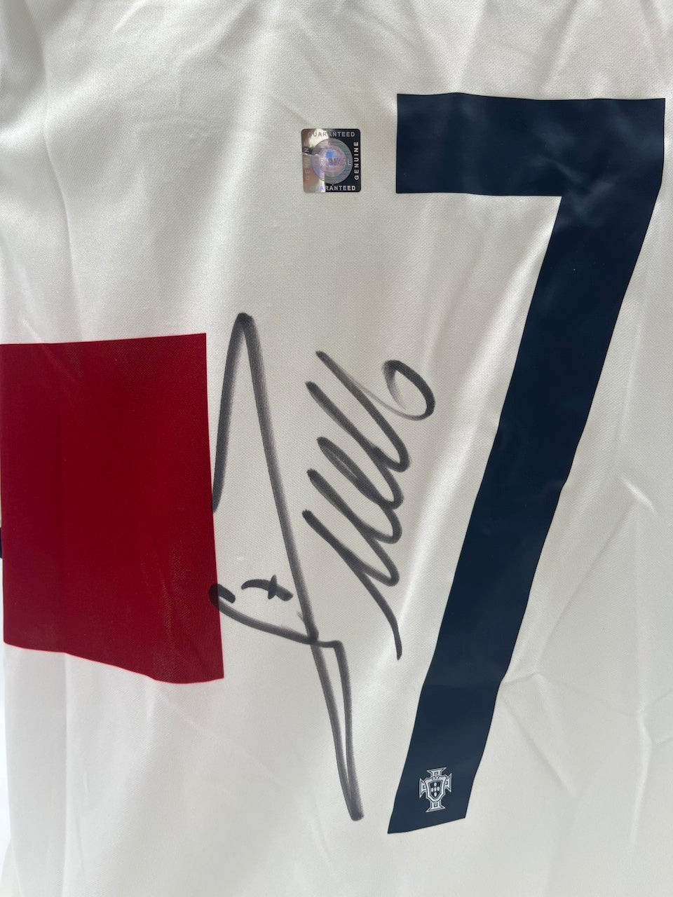 Portugal Trikot Cristiano Ronaldo signiert Autogramm COA XL