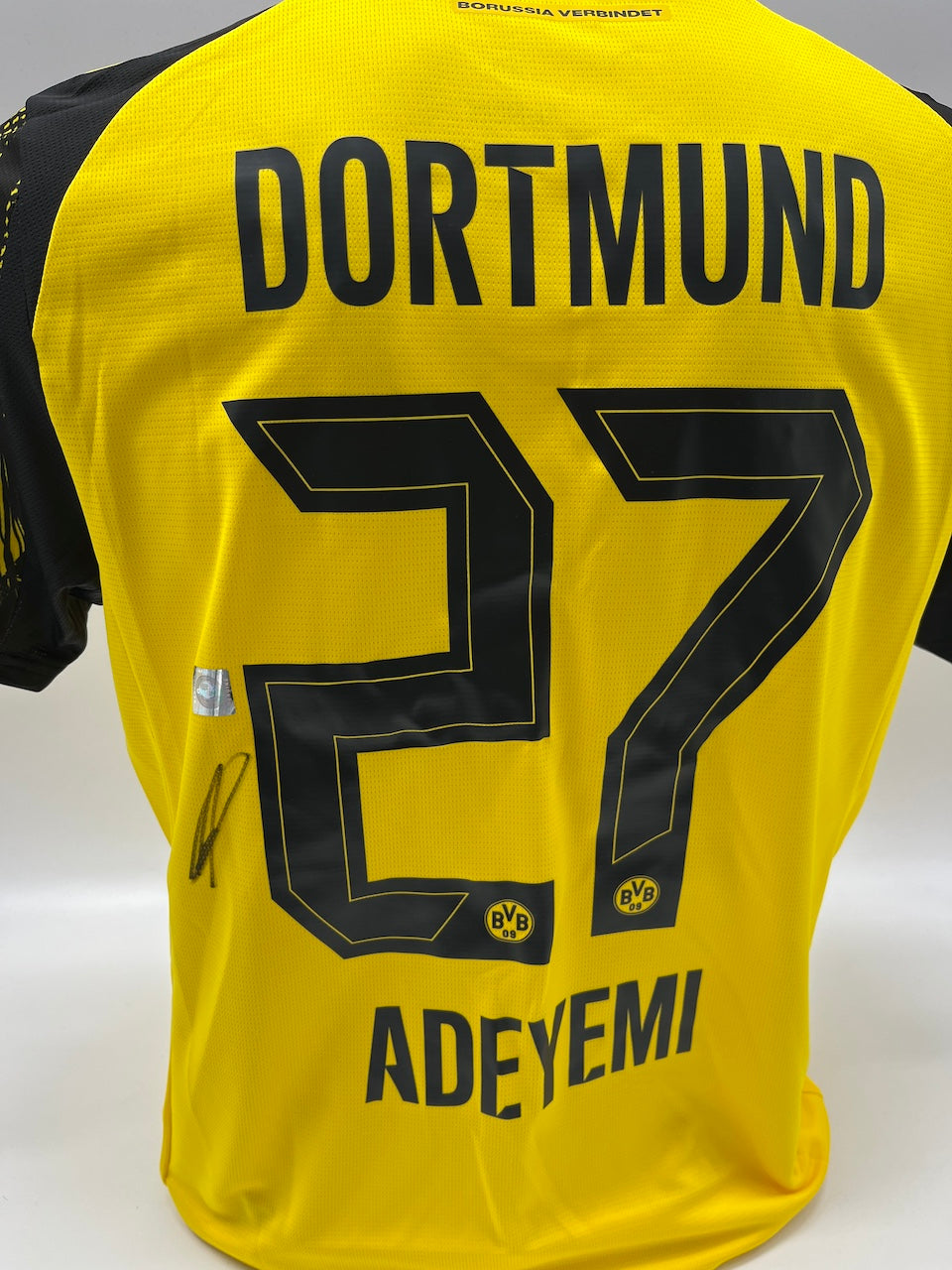 Borussia Dortmund Trikot Karim Adeyemi signiert BVB Puma COA M