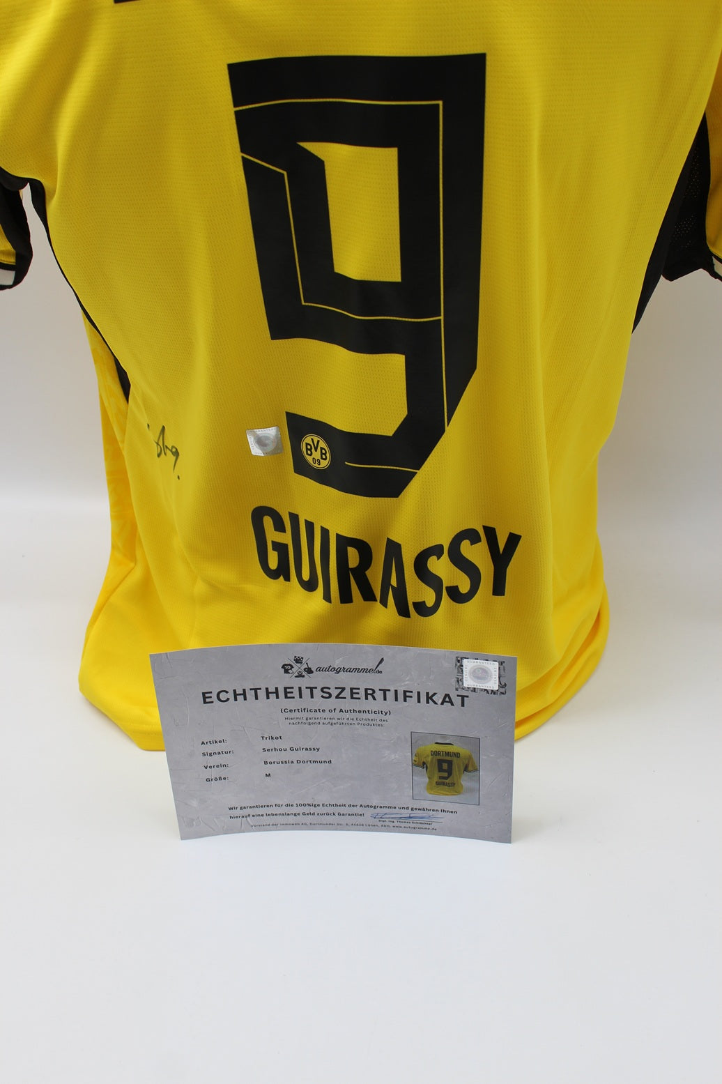 Borussia Dortmund Trikot Serhou Guirassy COA BVB Puma neu M 26/27