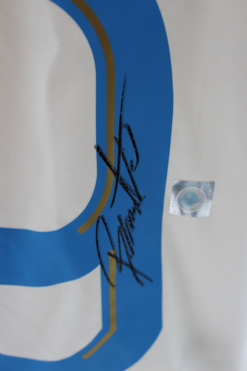 Olympique Marseille Trikot Darío Benedetto signiert Autogramm Puma Frankreich 164