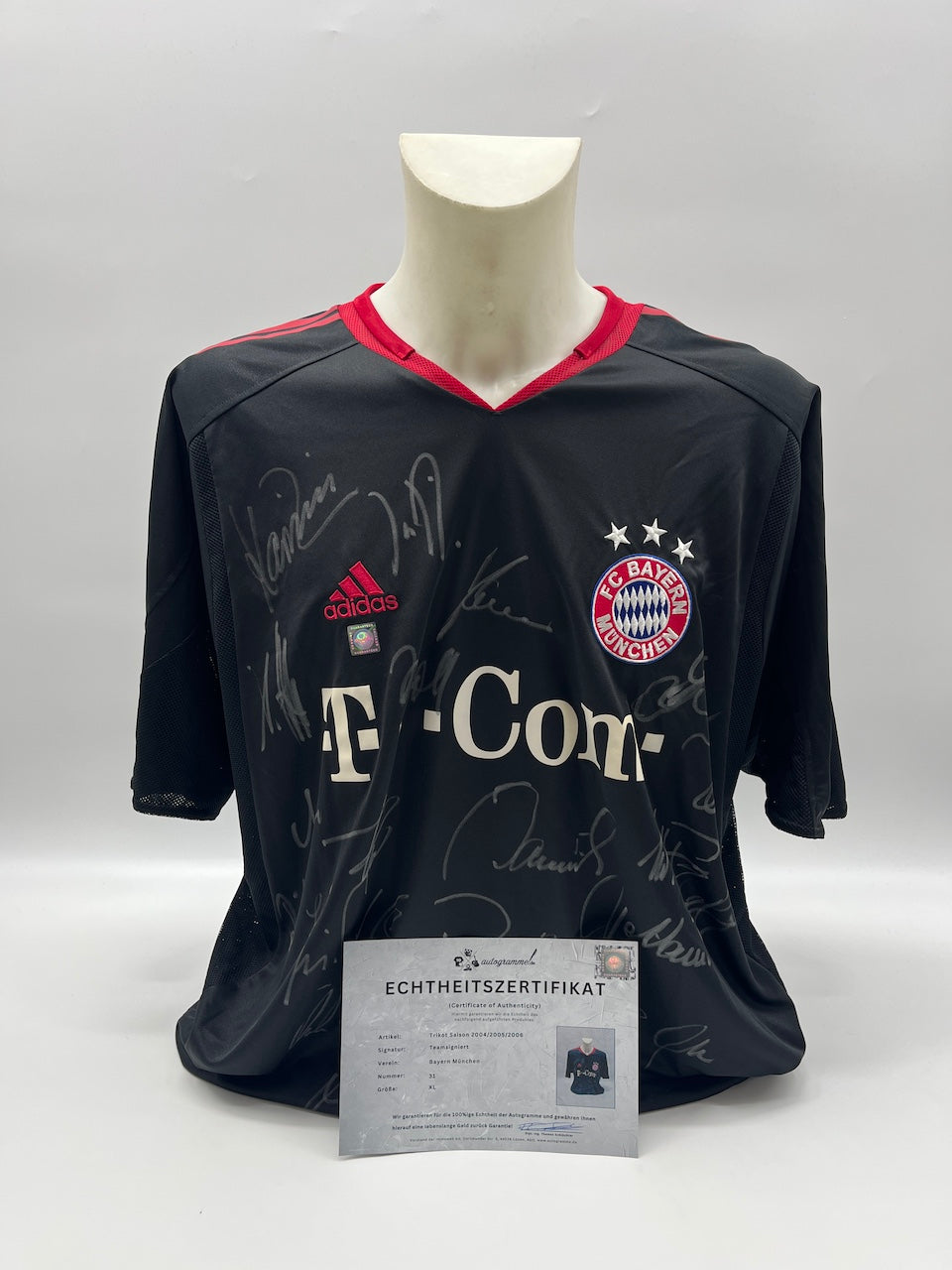 Bayern München Trikot 2004/2005, 2005/2006 Teamsigniert Autogramm neu Adidas XL