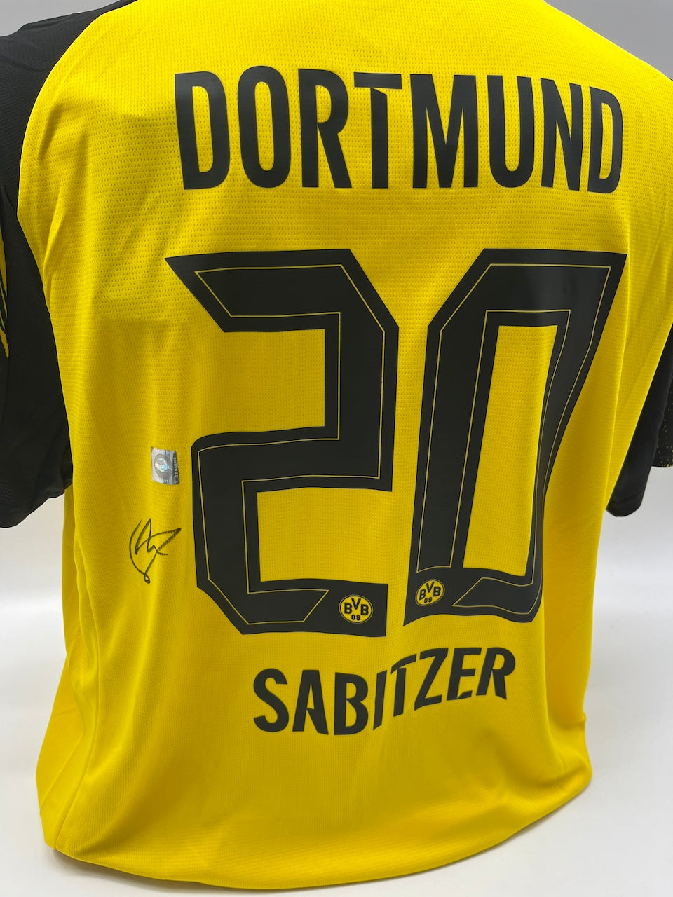 Borussia Dortmund Trikot signiert Marcel Sabitzer Autogramm BVB Puma XL