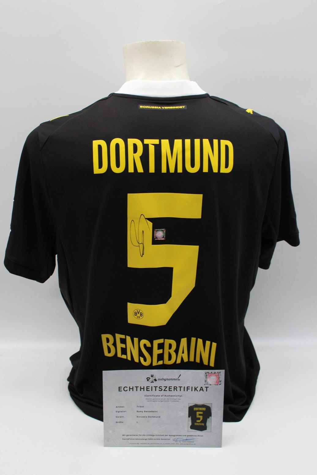 Borussia Dortmund Trikot Ramy Bensebaini COA BVB Puma neu L 26/27