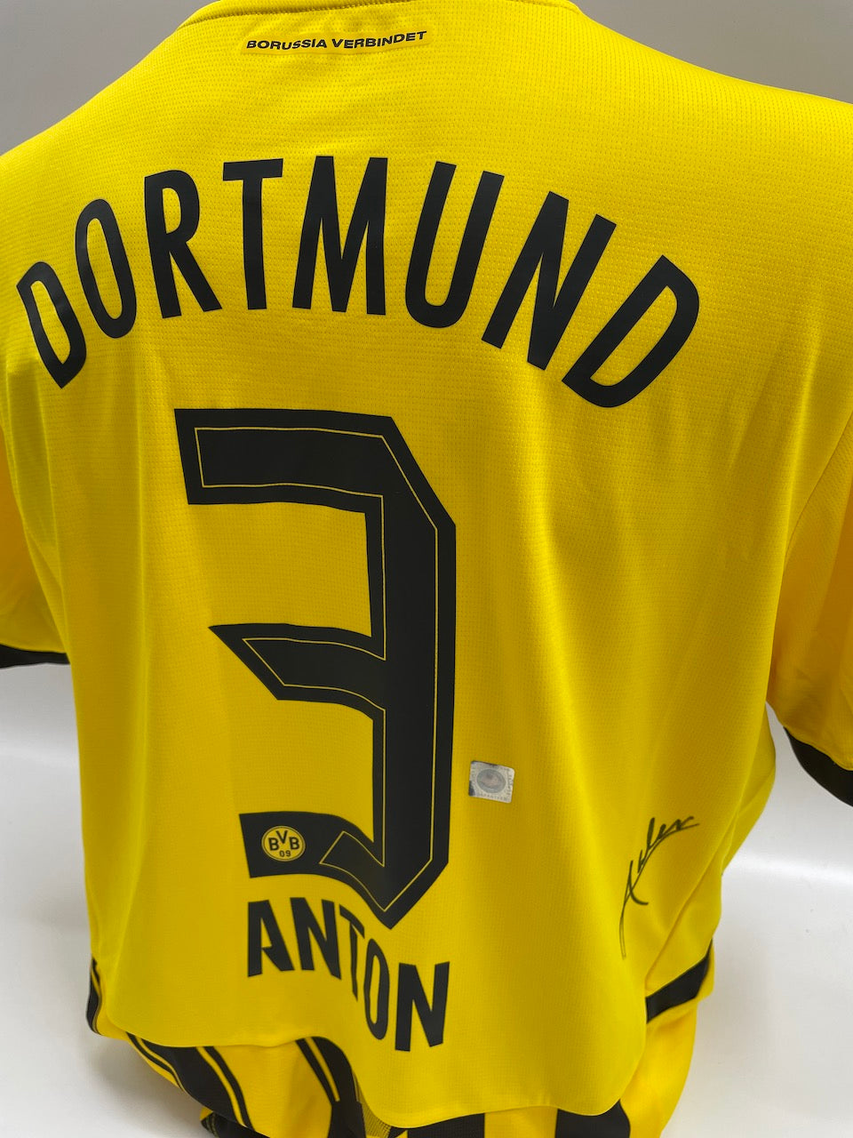 Camiseta del Borussia Dortmund firmada por Waldemar Anton, autógrafo del BVB, Puma XL