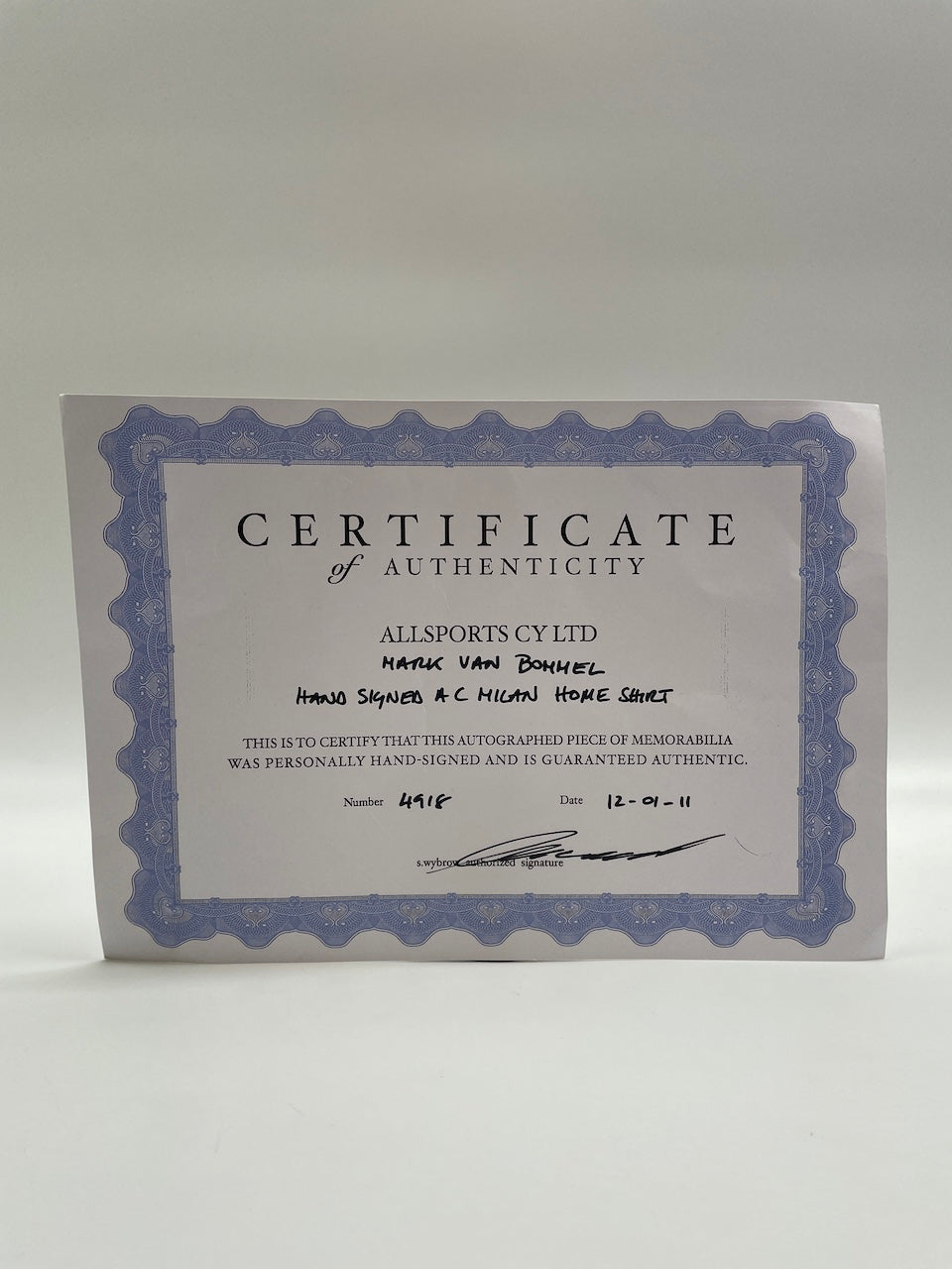 AC Milan Trikot Mark Van Bommel signed Italy Milan Autogram 164