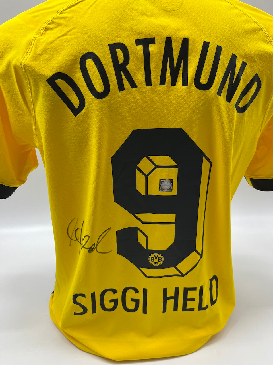 Borussia Dortmund Authentic Trikot Sigfried Held signiert BVB Puma M