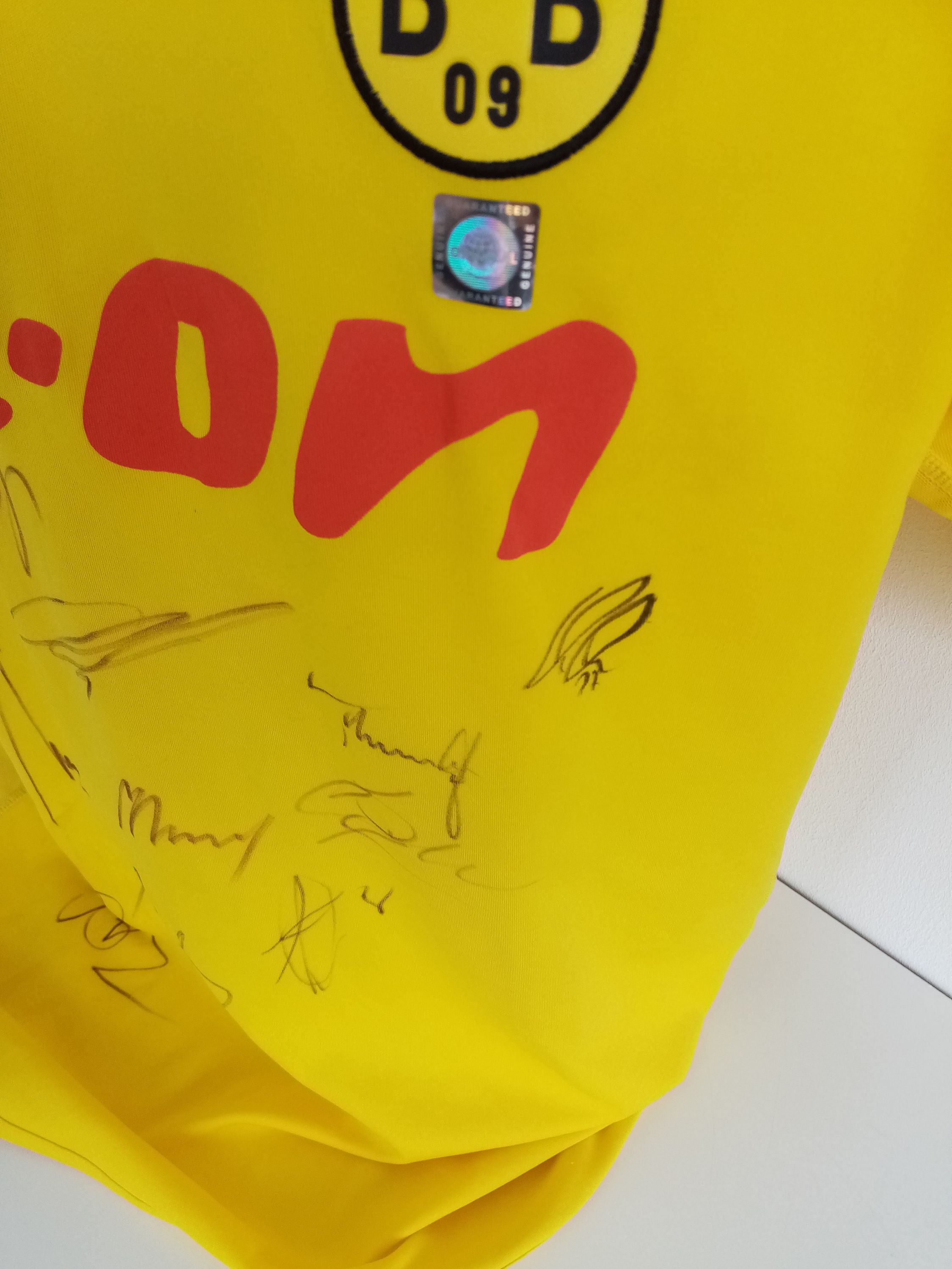 BVB jersey 03/04 team signed Borussia Dortmund Autogram Signature GOOOL L