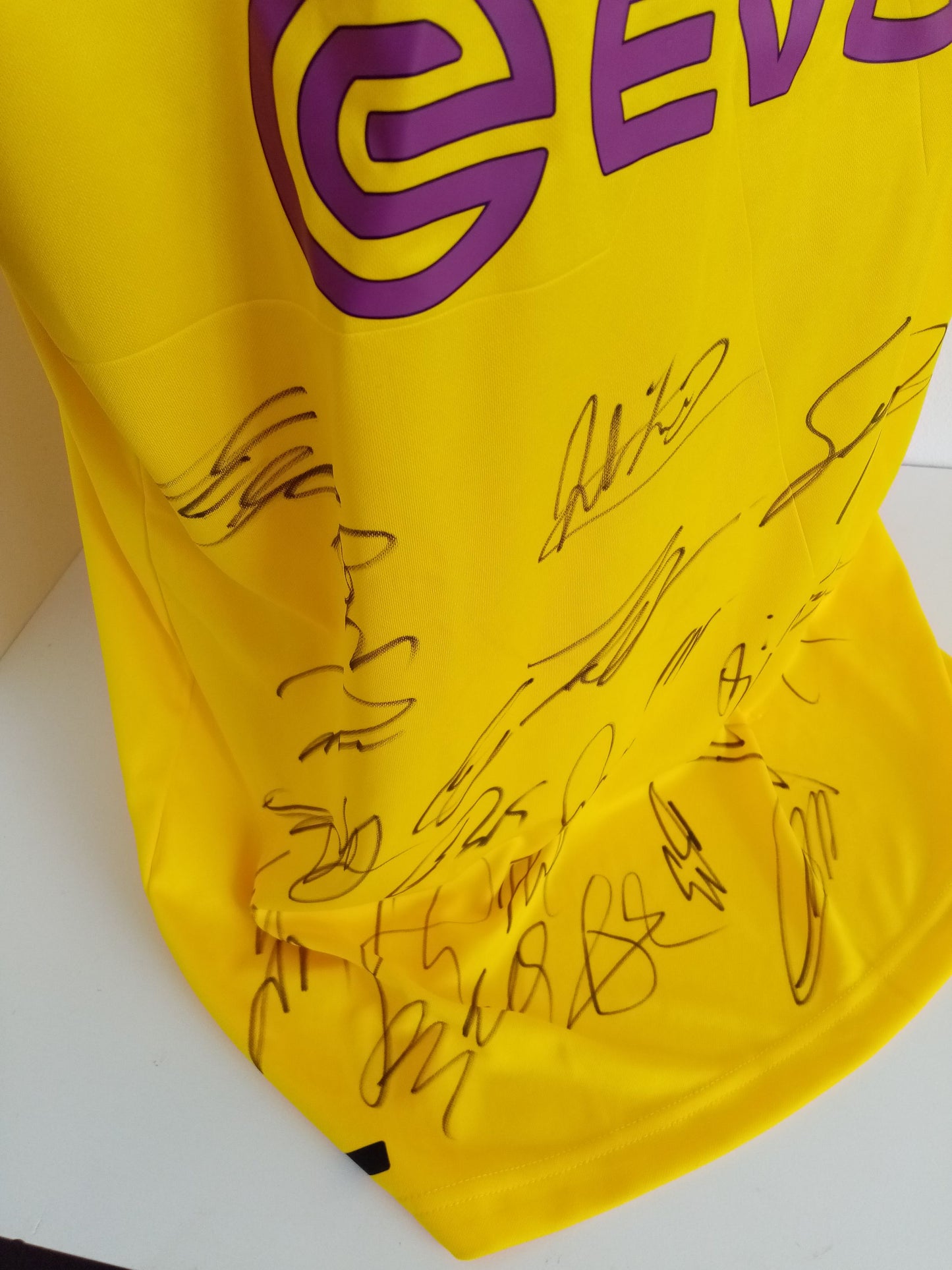 BVB Trikot 18/19 Teamsigniert Borussia Dortmund Autogramm Unterschrift Puma XL