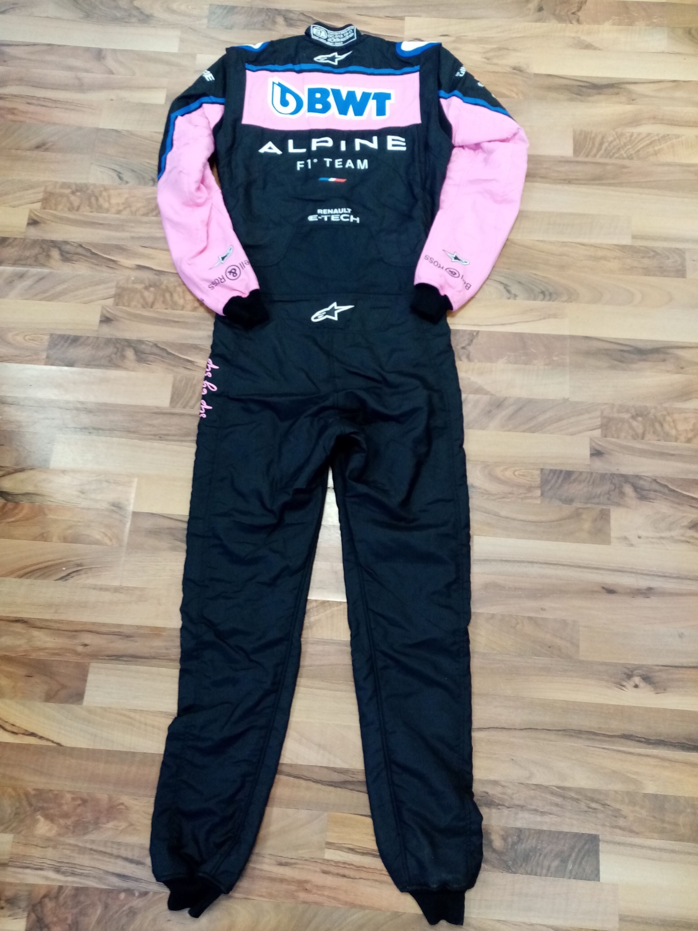 Racing overall worn by Esteban Ocon Formula 1 Alpine Coa