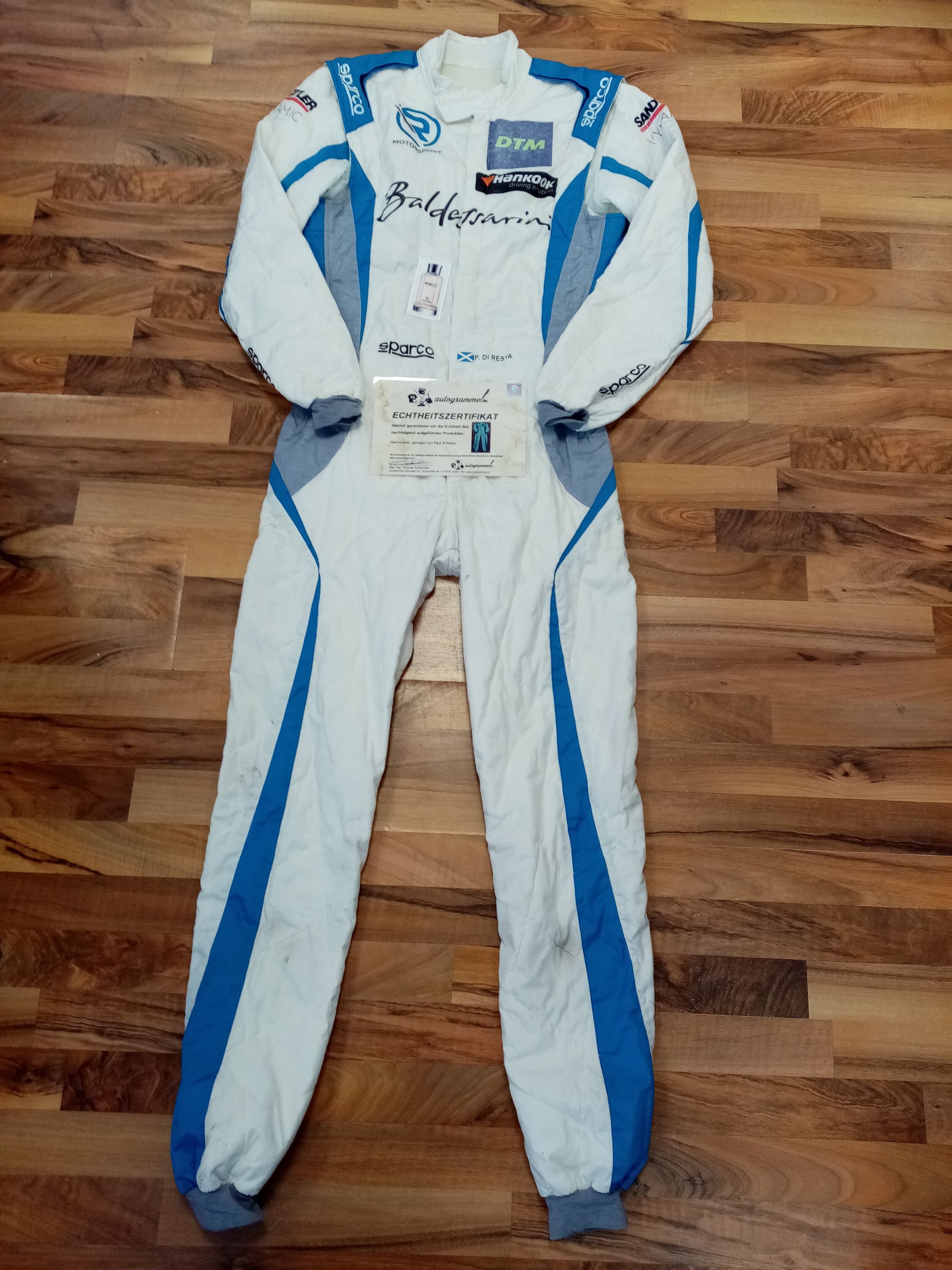 Racing overall worn by Paul di Resta Aston Martin Scotland Coa DTM