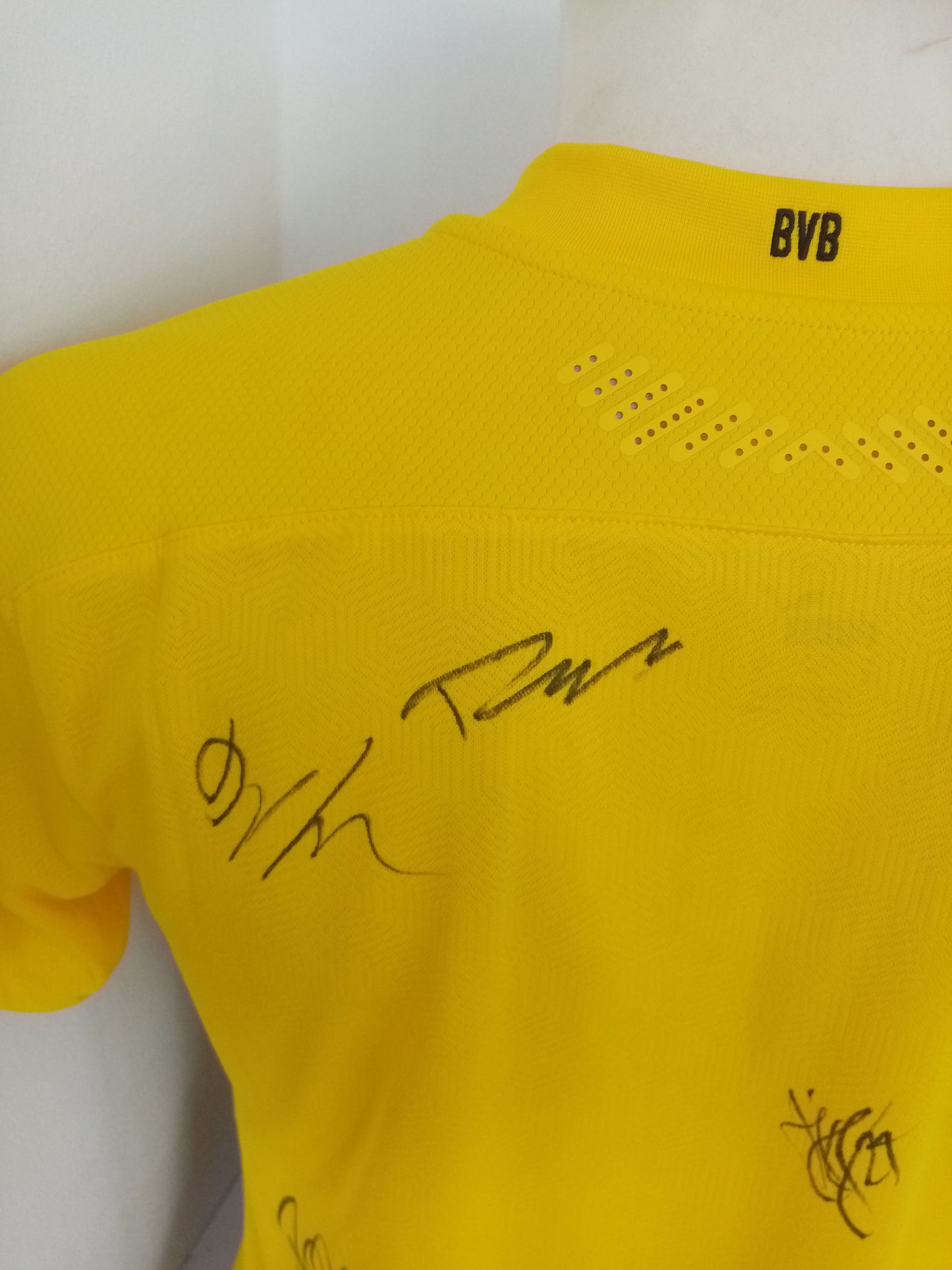 BVB Authentic Trikot 2020/2021 Teamsigniert Borussia Dortmund COA Puma M