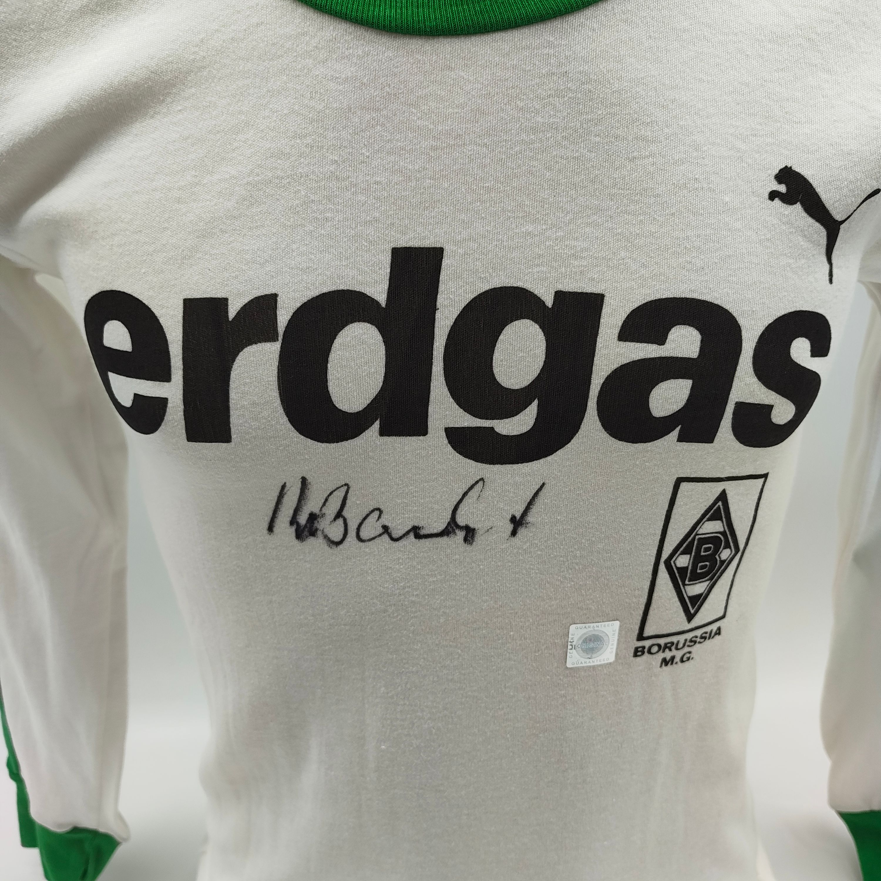 Repro Borussia Mönchengladbach Rainer Bonhof signiert Autogramm S
