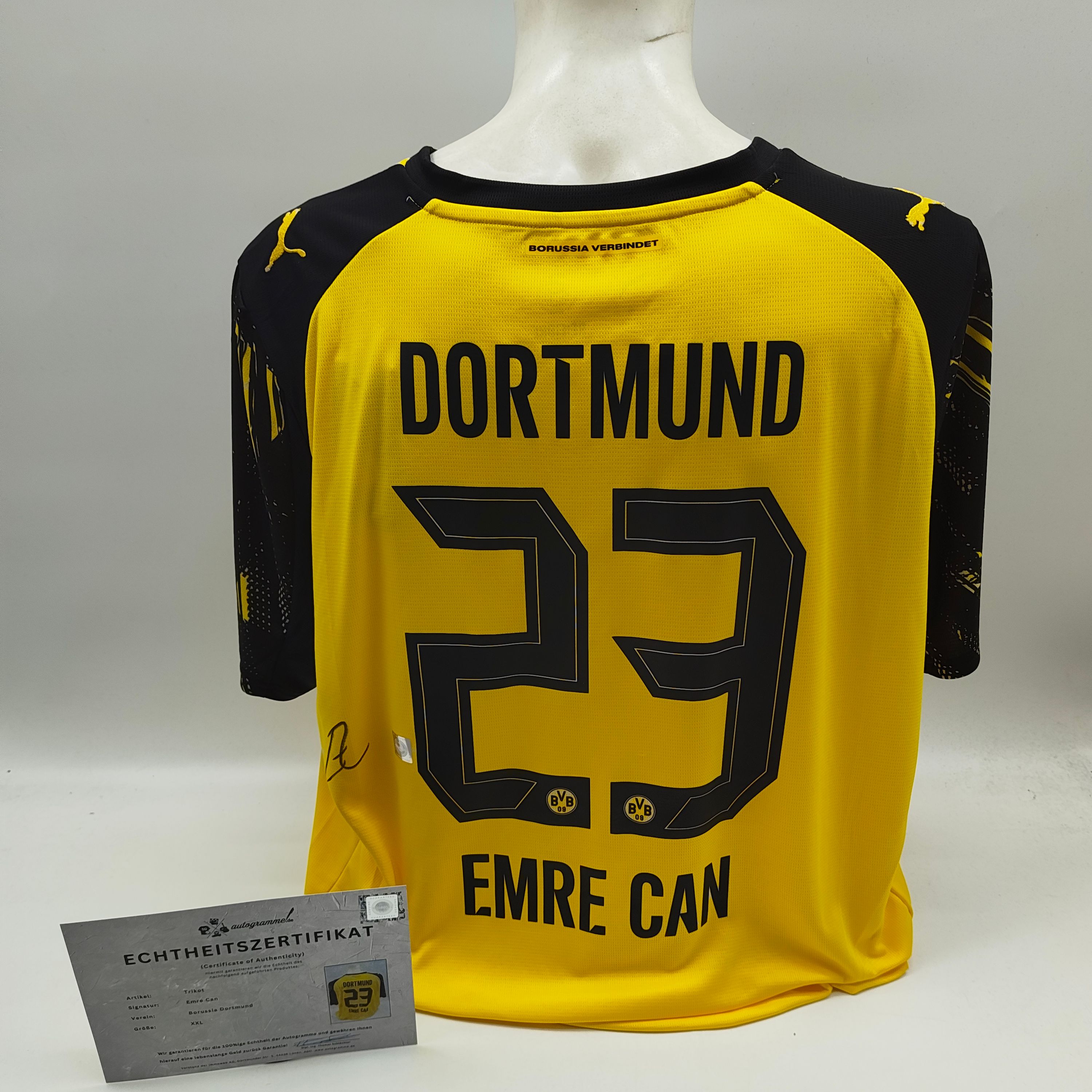 Borussia Dortmund Trikot Emre Can signiert BVB Puma XXL 25/26