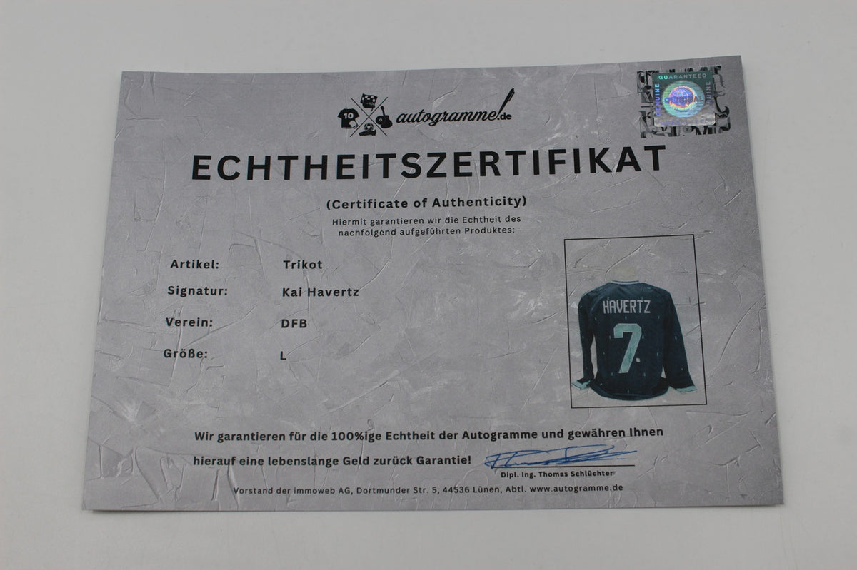 DFB 2026 Trikot Kai Havertz signiert Autogramme Adidas COA L